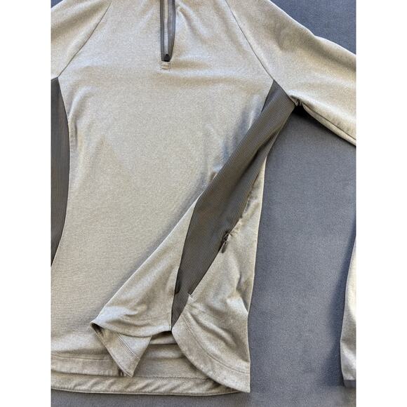 REI Co-Op 1/4 Zip Pullover Lightweight Hiking/Running Light Gray XS - Picture 3 of 9